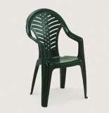 Stohovatelná plastová židle Ocean - zelená