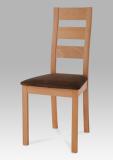 Jídelní židle BC-2603 BUK3, masiv buk, potah hnìdý