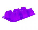 Silikonová forma 6ks domeèky 29,5x17,5x6 cm Culinaria - violet