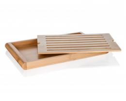 BANQUET Deska na krájení chleba BRILLANTE Bamboo 42 x 25 x 3,2 cm