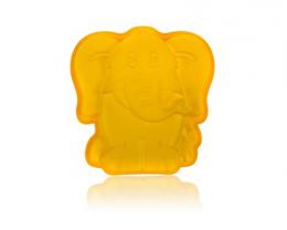 Silikonová forma slon 19x19,6x4,4 cm Culinaria yellow
