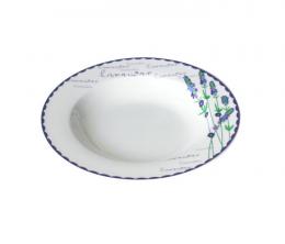 talíø polévkový, keramika-p,levandule, 21,5x3,5cm